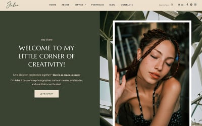 Julie – osobní téma WordPress