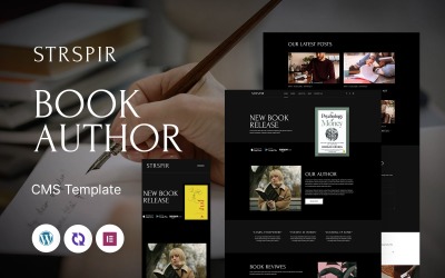 Strspir - Bokförfattare Multipurpose Responsive WordPress Theme