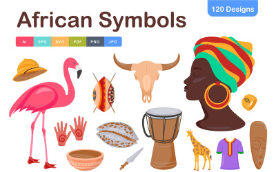 African Unique Symbols Pack