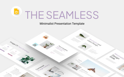Den sömlösa minimalistiska mallen för Google Slides