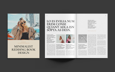 Minimal Book Layout Template