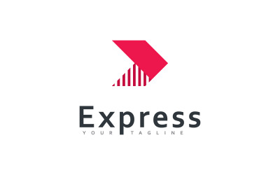 Modern Express vector logo design, Arrow business logo icon design template 1