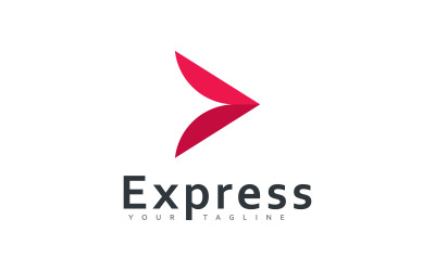 Modern Express vector logo design, Arrow business logo icon design template 3