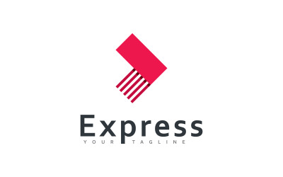 Modern Express vector logo design, Arrow business logo icon design template 4