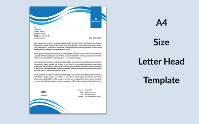 Modern Letter Head Template