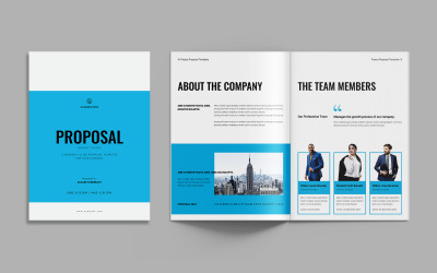 Project Proposal Brochure Template Design