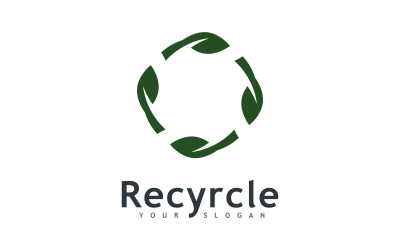 Recycle logo icon vector. recycling illustration  symbol, rotation arrow icon design 9