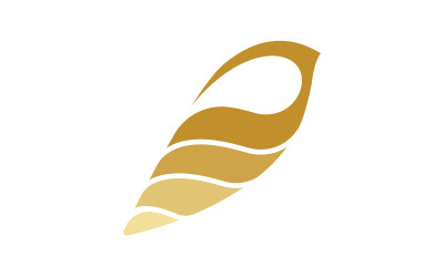Shell strong concept logo illustration design template v.3