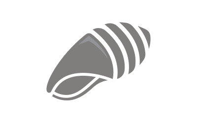 Shell strong concept logo illustration design template v.4