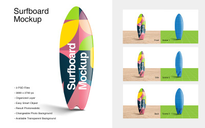 Surfer  – Surfer Board Product Mockup