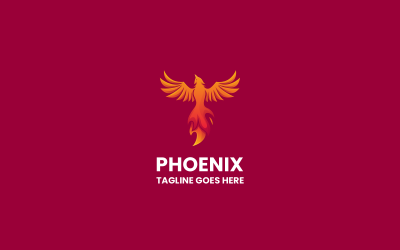 Phoenix Simple Mascot Logo 55