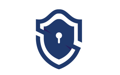 Shield security Logo vector illustration design template v.11