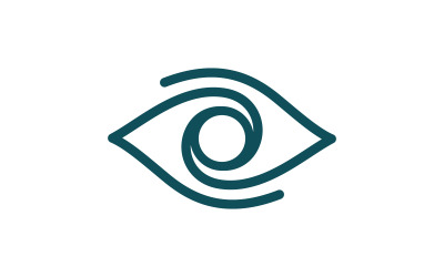 Identità del marchio Aziendale Salute Occhio Cura Logo vettoriale design v.64
