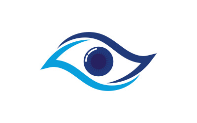 Identità del marchio Salute aziendale Cura degli occhi Logo vettoriale design v.42