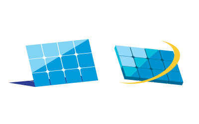 Sun Solar Energy logo icon illustration template v.5