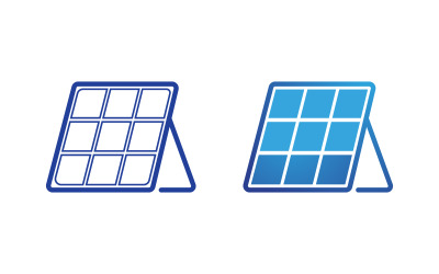 Sun Solar Energy logo icon illustration template v.8