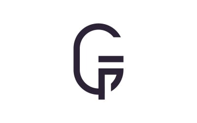 Initia G logo vector template, creative logo symbol design 2