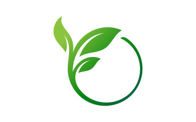 Tree leaf ecology nature concept Logo Template v.5