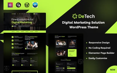 Detech - Dijital Pazarlama WordPress Teması