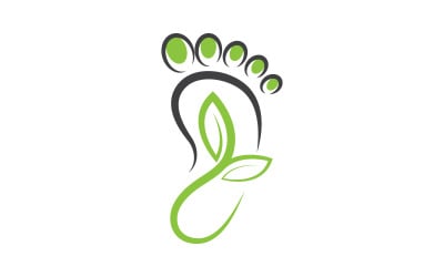Healthy Foot Care Logo Template Vector Icon Illustration Design V.6