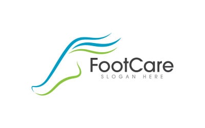 Healthy Foot Care Logo Template vector icon illustration design V.7