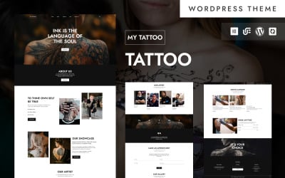 My Tattoo - 纹身工作室和人体艺术 WordPress Elementor 主题