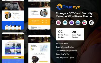 Trueeye – CCTV és biztonsági kamerák WordPress téma