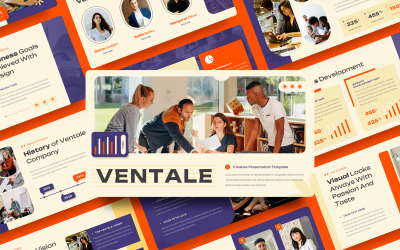 Ventale - Kreativ PowerPoint-mall