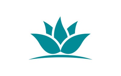 Beauty Lotus flower Cosmetic skincare Logo design template V.14