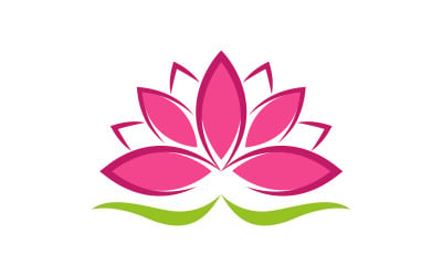 Beauty Lotus flower Cosmetic skincare Logo design template V.16