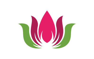 Beauty Lotus flower Cosmetic skincare Logo design template V.23