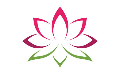 Beauty Lotus flower Cosmetic skincare Logo design template V.33