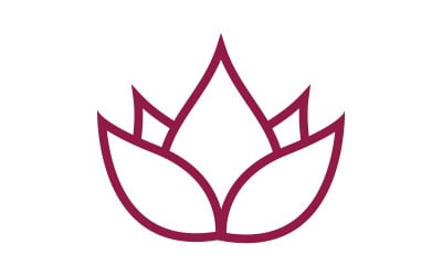 Beauty Lotus flower Cosmetic skincare Logo design template V.35