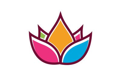 Beauty Lotus flower Cosmetic skincare Logo design template V.37
