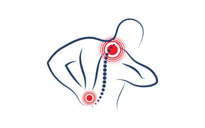 Chiropractic Healthy Vector icon Logo design Template v.15