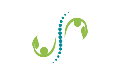 Chiropractic Healthy Vector icon Logo design Template v.18