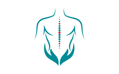 Chiropractic Healthy Vector icon Logo design Template v.23