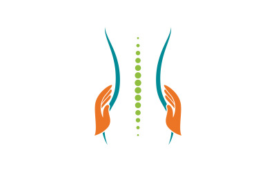 Chiropractic Healthy Vector icon Logo design Template v.26