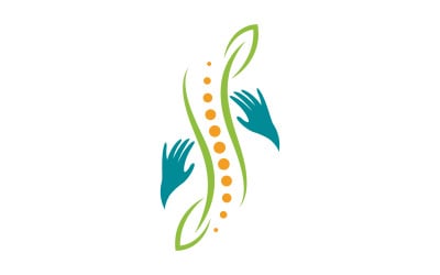 Chiropractic Healthy Vector icon Logo design Template v.32