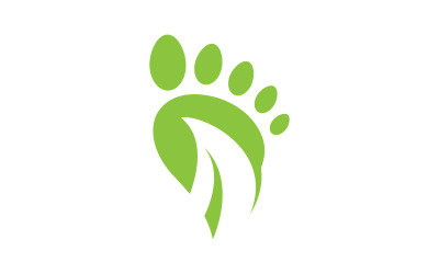 Healthy Foot Care Logo Template vector icon illustration design V.12