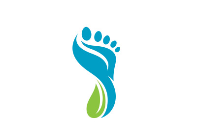 Healthy Foot Care Logo Template vector icon illustration design V.8