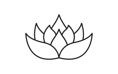 Plantilla de diseño de logotipo de belleza, flor de loto, cuidado de la piel y cosmética V.28