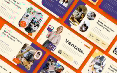 Ventale - Креативный Google Slide