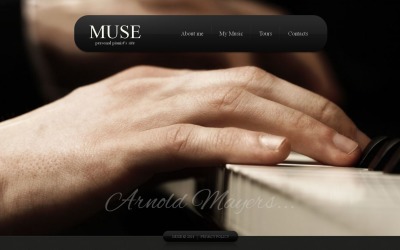 Premium Şarkıcı Moto Cms Html #49177