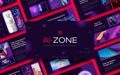 Aizone – Mesterséges intelligencia PowerPoint sablon