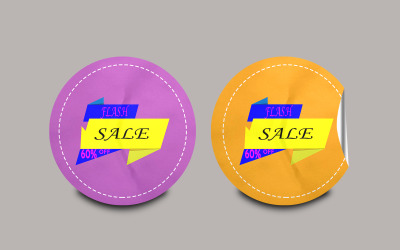 Sticker Mockup Template -5