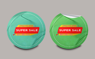 Sticker Mockup Template -7