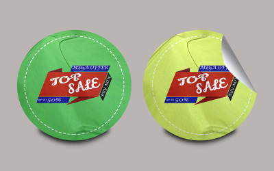 Sticker Mockup Template -8
