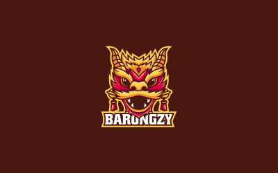Barongzy Simple Mascot Logo