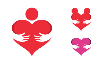 Community Adoption Care Network und Logodesign für soziale Symbole, v.42